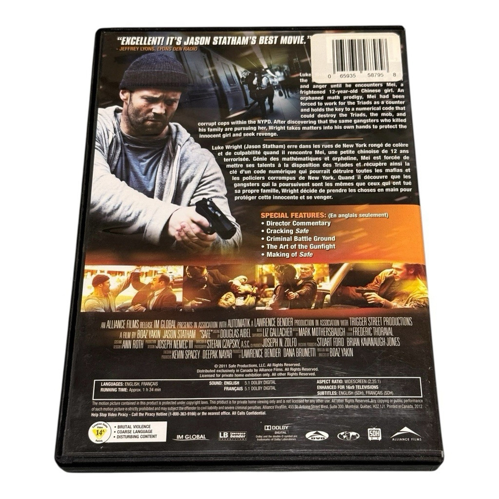 Safe (DVD, 2012, Canadian) - Picture 9 of 9